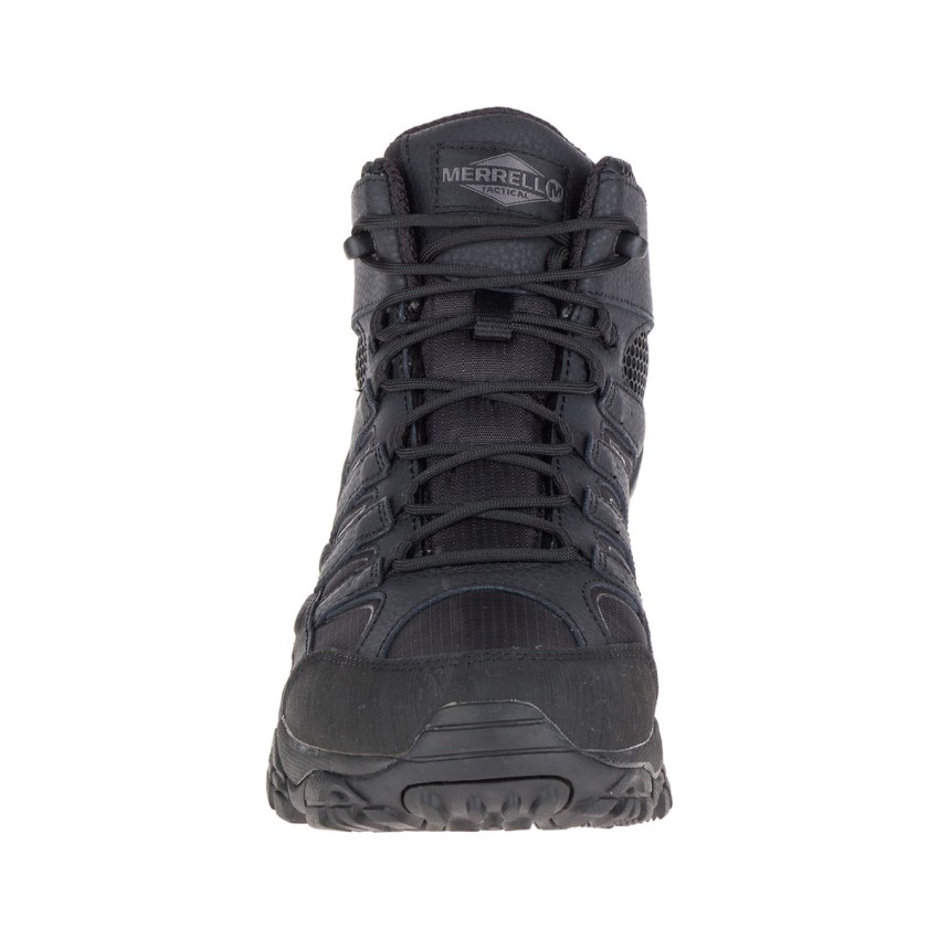 Bottes de Securite Merrell Moab 2 Mid Tactical Waterproof Noir Femme | Z.V.LQRN